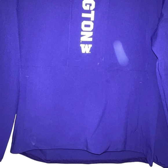 Adidas Washington Huskies Men's Pullover Hoodie Sweatshirt Size S - Picture 4 of 6